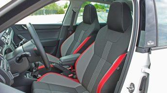 Prueba Skoda Spaceback Monte Carlo asientos delanteros