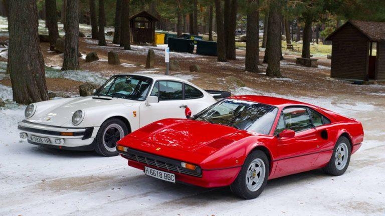 Porsche 911 SC y Ferrari 308 GTBi