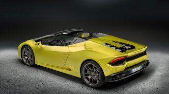 Lamborghini Huracán LP 580-2 Spyder trasera