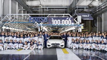 Maseratti fabrica su unidad 100.000 en la planta de Giovanni Angnelli