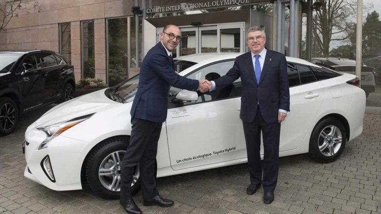 Toyota y Lexus hibridos para el COI