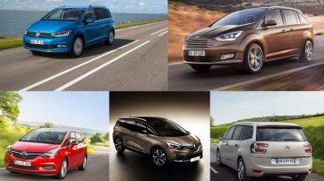 Los mejores monovolumenes de 7 plazas en 2017