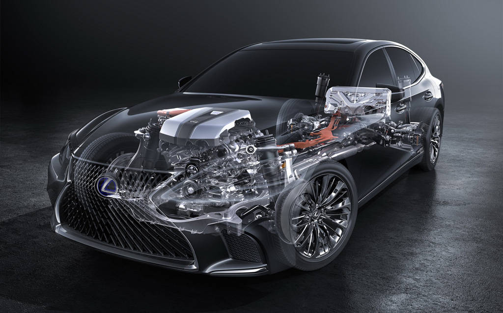 Lexus LS 500h MultiStage Hybrid System