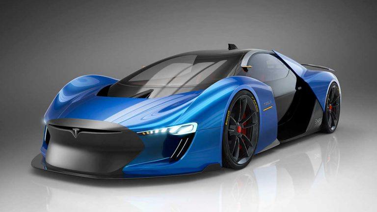 Tesla EXP, así es el superdeportivo imaginado por un diseñador español
