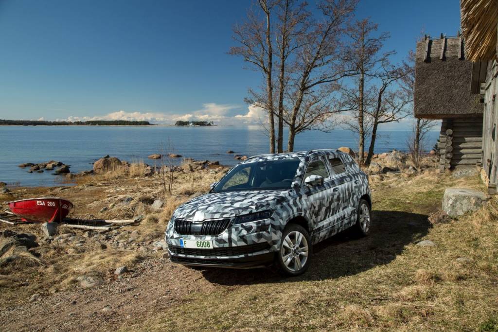 Skoda Karoq 2017 parado en campo