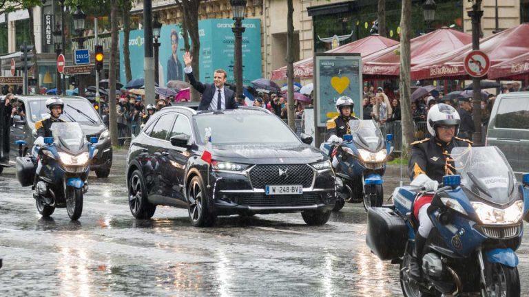 DS7 Crossback de Emmanuel Macron