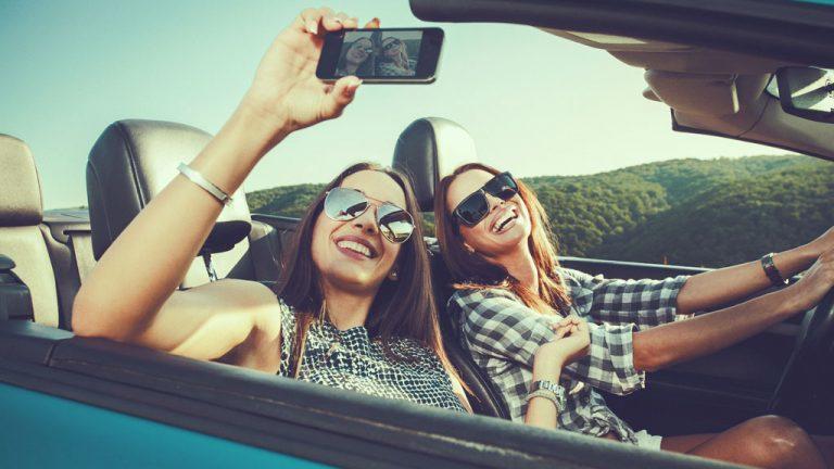 selfie coche