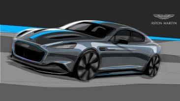 Aston Martin RapidE boceto