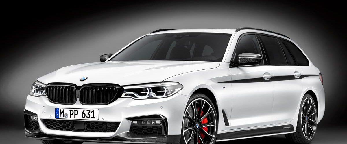 Vista delantera del BMW Serie 5 Touring con pack M Performance