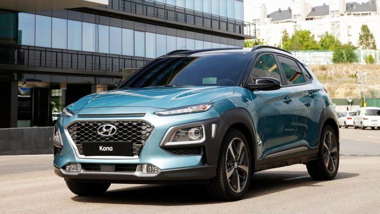 Vista delantera del Hyundai Kona