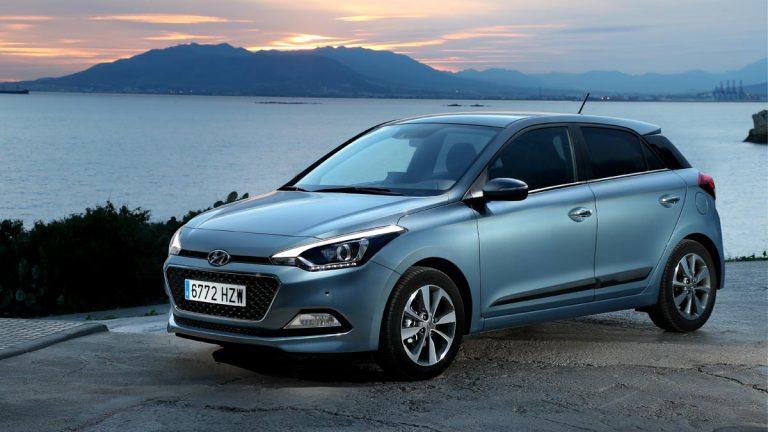 Vista lateral Hyundai i20