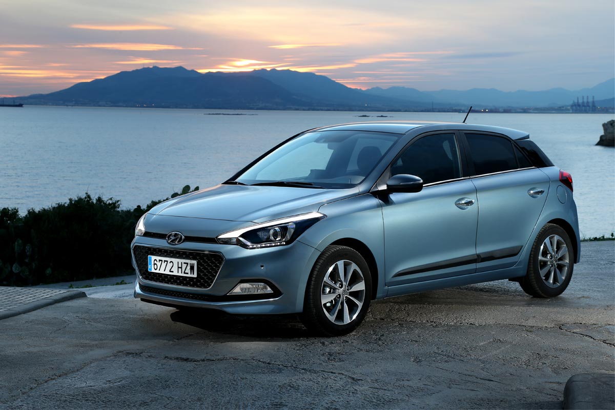 Vista lateral Hyundai i20