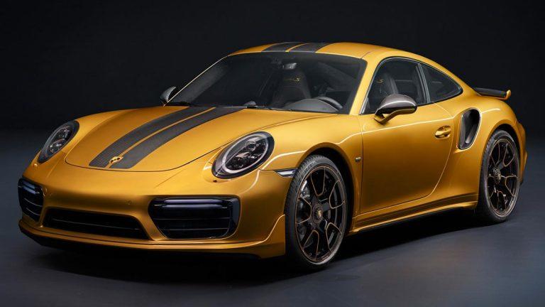 Vista delantera Porsche 911 Turbo S Exclusive Series