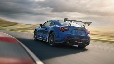 Trasera del Subaru BRZ tS