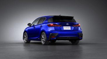 Lexus CT 200h 2017 trasera azul