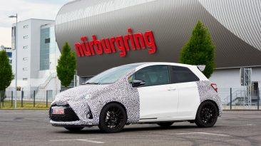 Toyota Yaris GRMN delantera Nürburgring