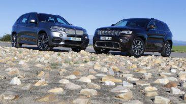 BMW X5 30D o Jeep Grand Cherokee 3.0 V6 D: los dos frontal
