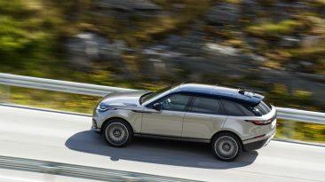 Range Rover Velar 2017 barrido velocidad hacia derecha