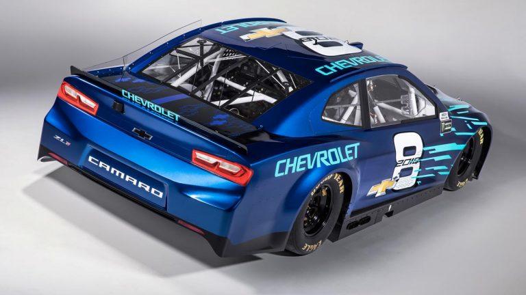 Chevrolet Camaro ZL1 NASCAR Cup trasera desde arriba