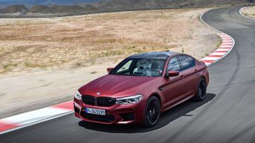 BMW M5 2018 movimiento