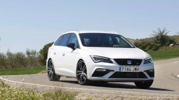 SEAT León CUPRA ST 300 CV apoyo en curva a derecha