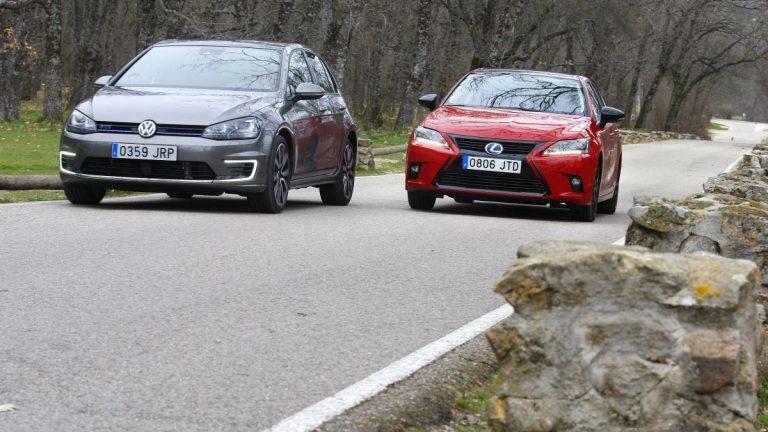 Volkswagen Golf GTE o Lexus CT 200h