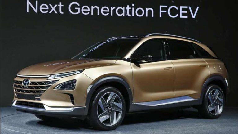 Hyundai Tucson 2018 pila combustible hidrogeno lateral