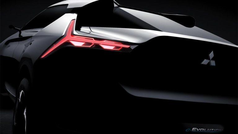 Mitsubishi e-EVOLUTION CONCEPT teaser