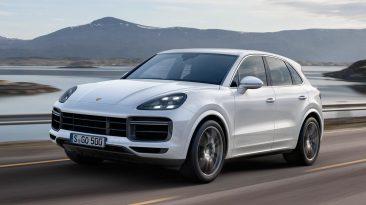 Porsche Cayenne Turbo delantera movimiento
