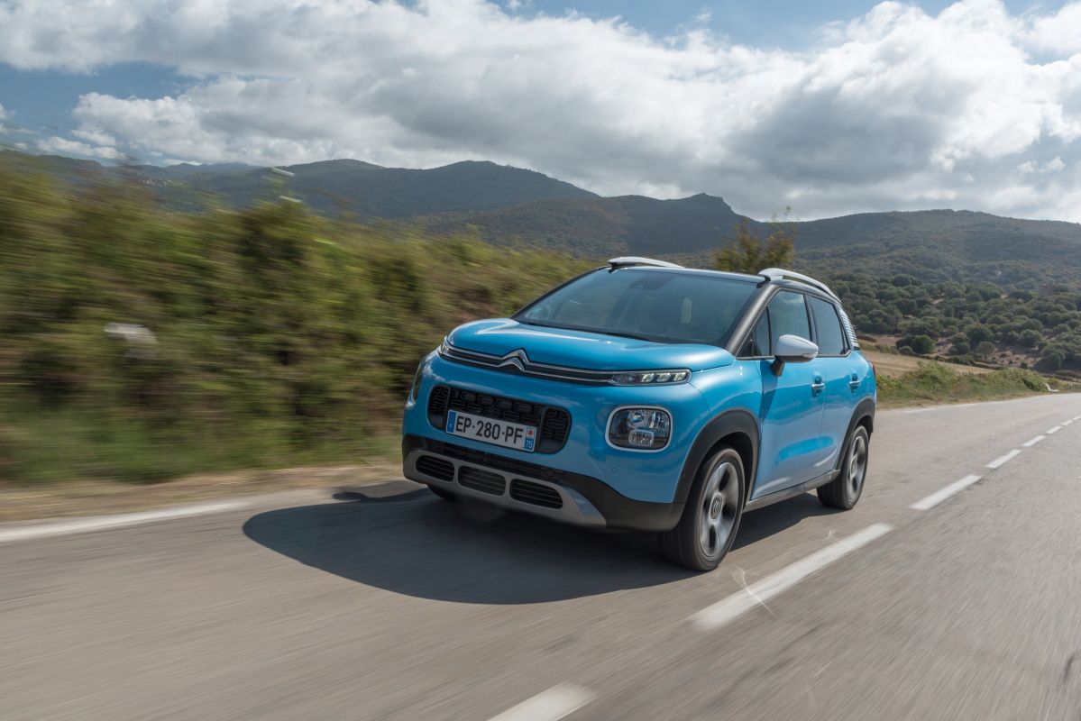 Citroën C3 Aircross movimiento azul