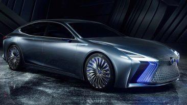 Lexus LS+ Concept lateral parrilla