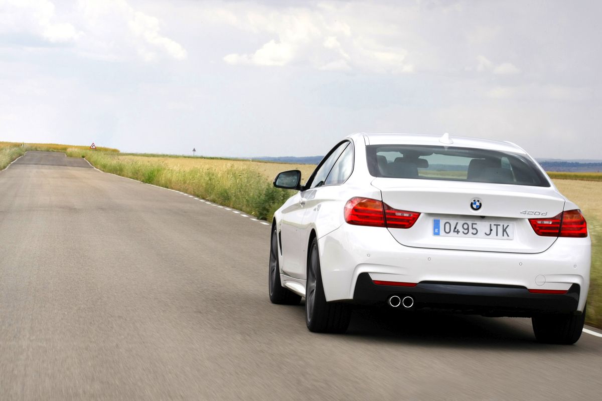 BMW 420d Coupé. Trasera