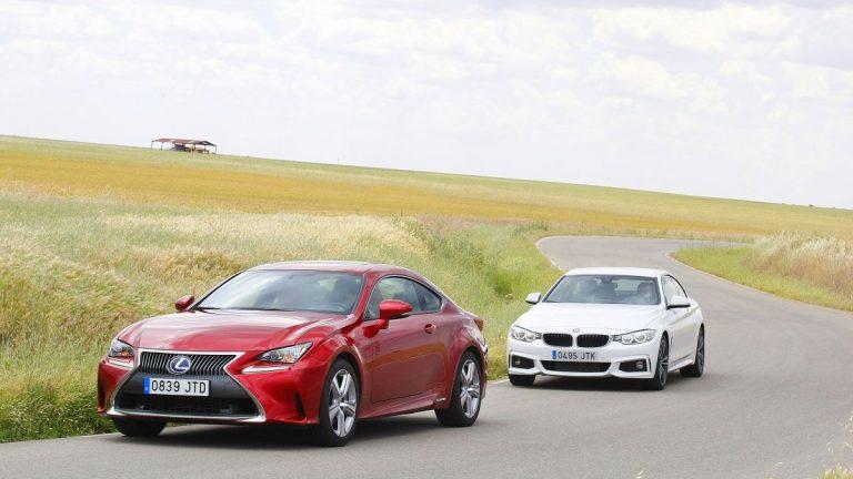 BMW 420d Coupé o Lexus RC 300h. Los dos en movimiento
