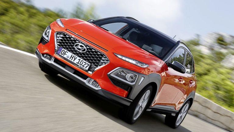 Hyundai Kona prueba: frontal primer plano