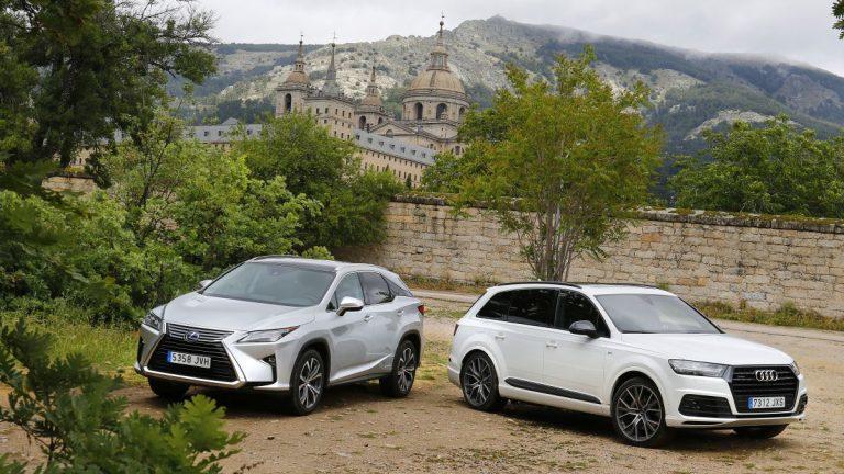 Lexus RX 450h o Audi Q7 3.0 TDI 272 CV. Los dos delantero