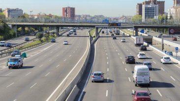 Tráfico en la M-30 de Madrid