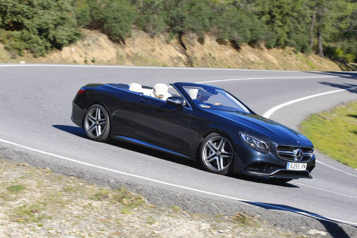 Mercedes-AMG S 63 Cabrio. Apoyo en curva
