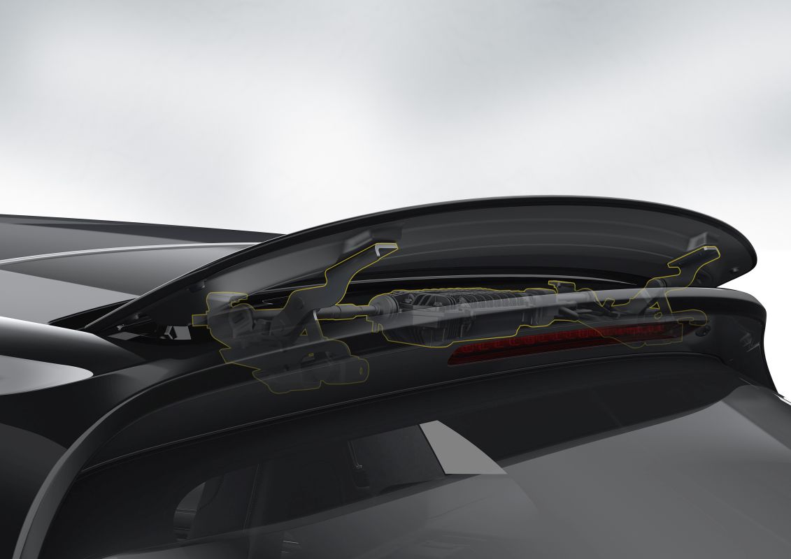 Porsche Panamera Turbo S E-Hybrid Sport Turismo. Alerón