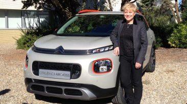 Linda Jackson y el Citroën C3 Aircross
