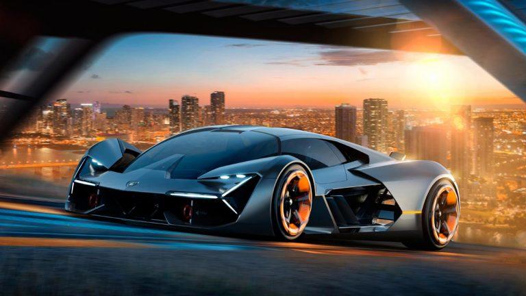 Lamborghini Terzo Millennio delantera movimiento