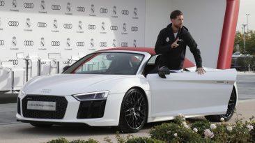 Entrega de Audis al Real Madrid Sergio Ramos R8