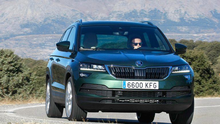 Prueba: Skoda Karoq 2.0 TDI, dinámica curva