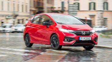 Prueba Honda Jazz 2018, tres cuartos delantero