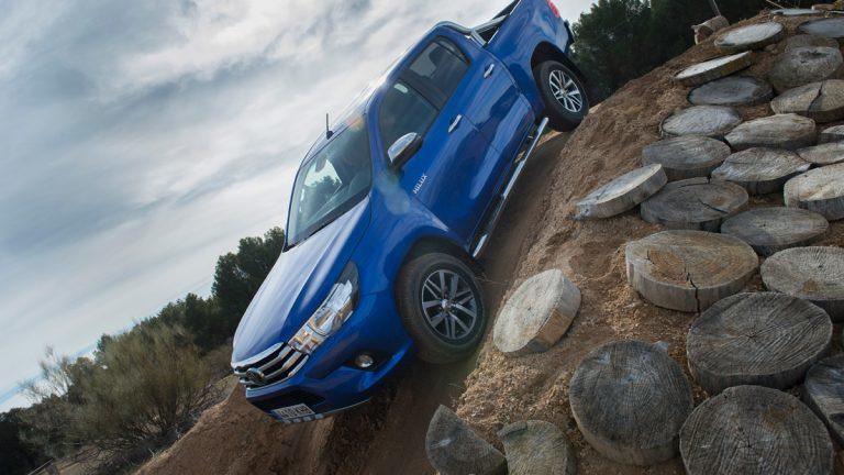 Prueba Toyota Hilux 2018, rampa