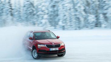 Gama Skoda 4x4, Karoq derrapando