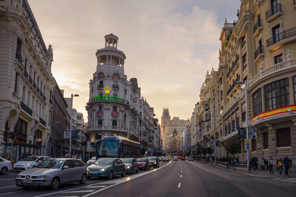 Tráfico en Madrid