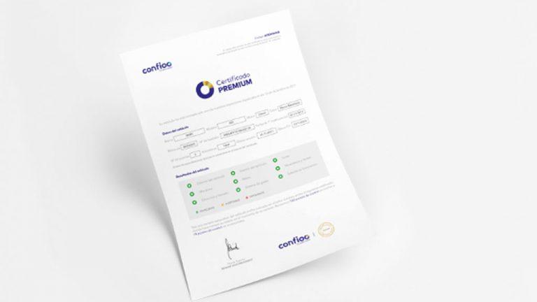 Certificado Confioo