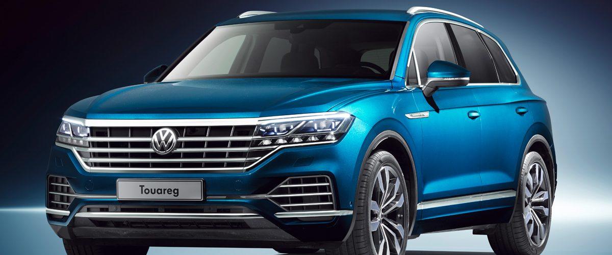 Volkswagen Touareg 2018, tres cuartos delantero