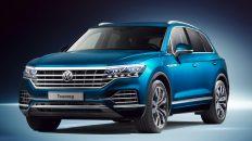 Volkswagen Touareg 2018, tres cuartos delantero