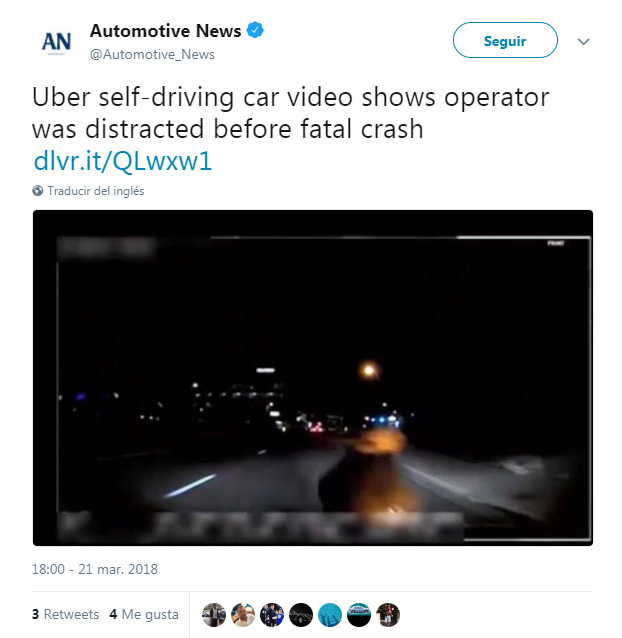 coche autónomo Uber